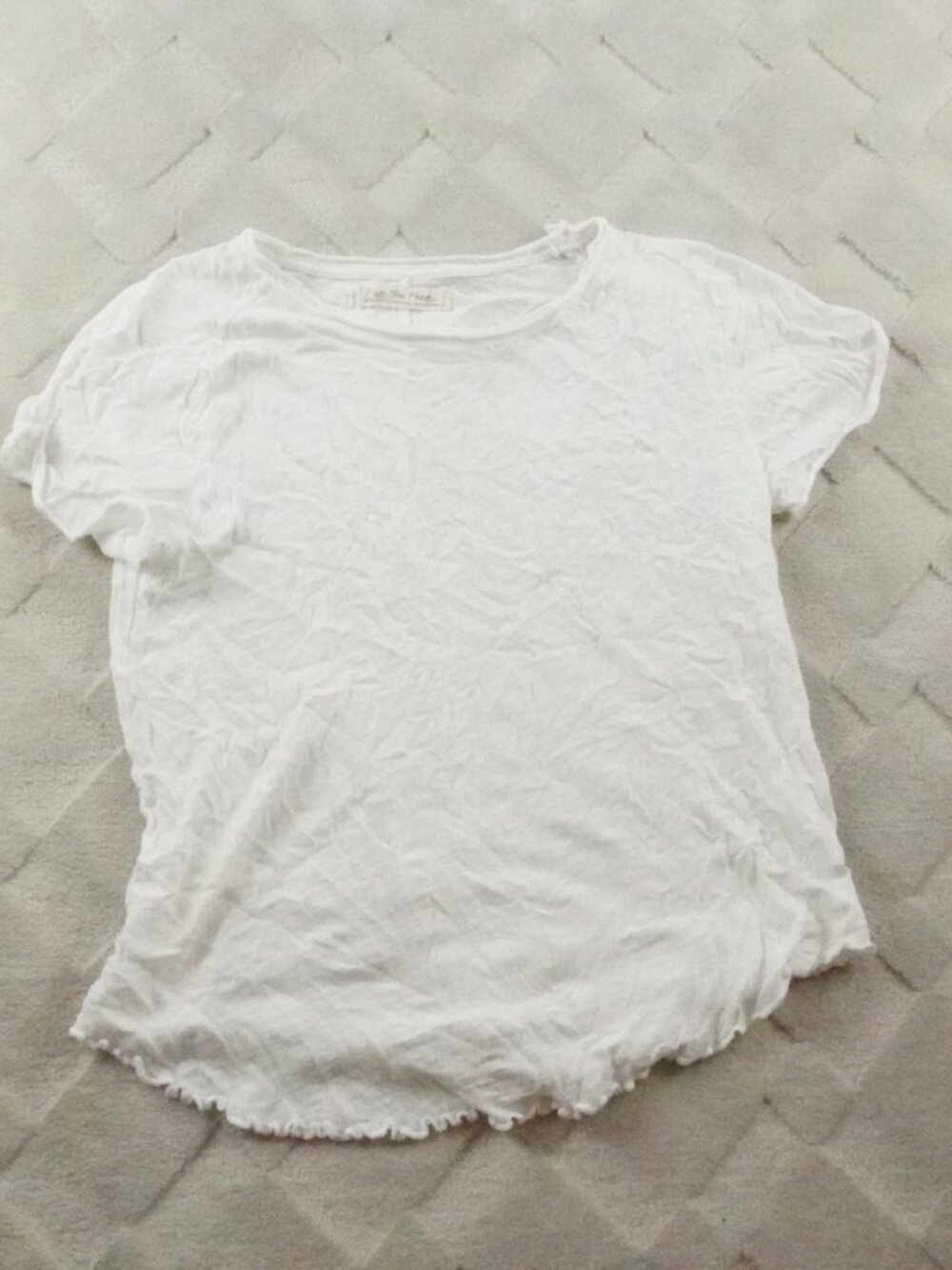 We The Free Top Womens Extra Large White Western Cowgirl Rodeo